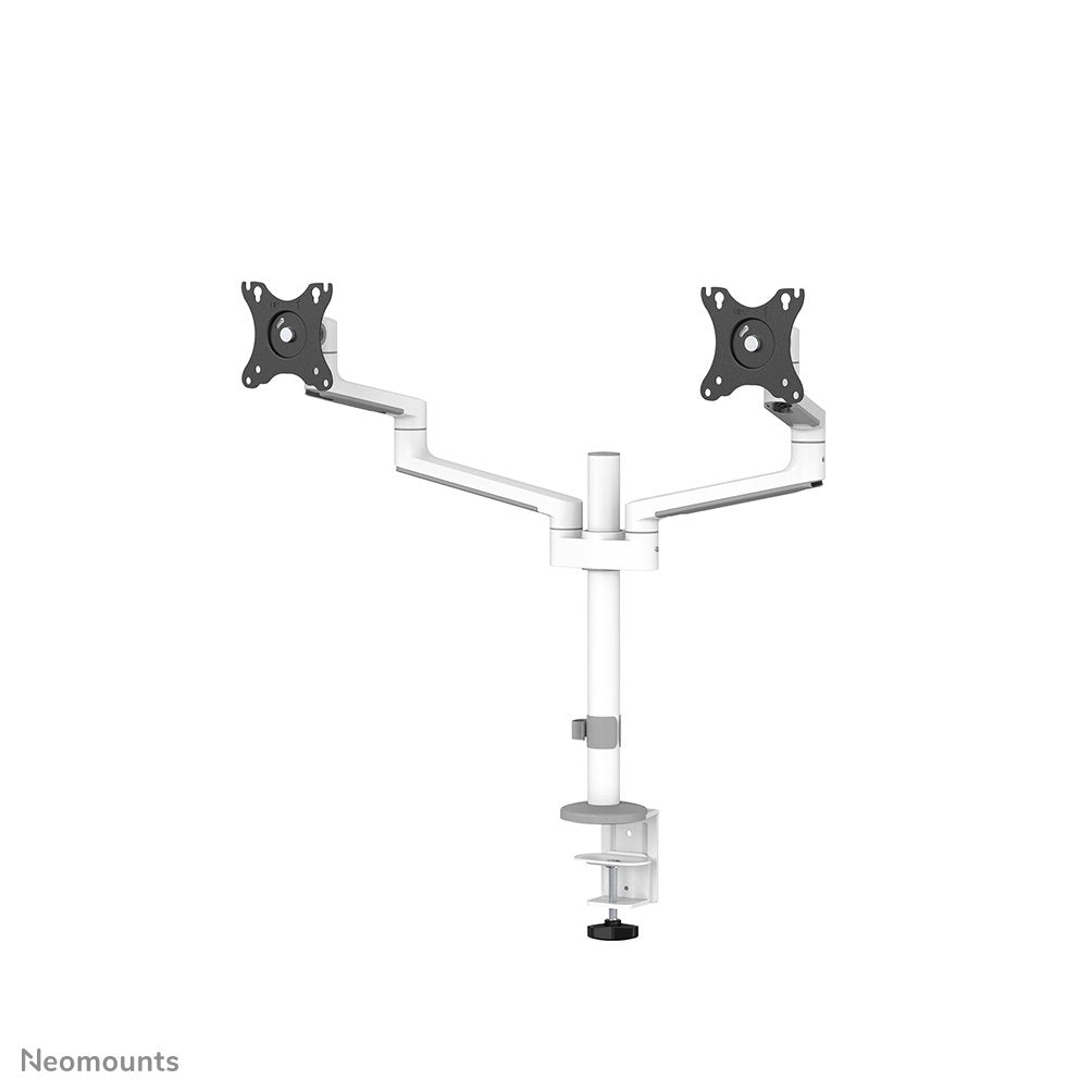 Neomounts By Newstar Soporte De Escritorio 17"-27" 2 Monitores 3gelenk Blanco Max.8kg