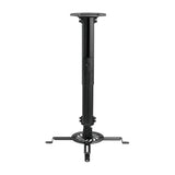 Aisens Soporte Universal Giratorio - Inclinable Y Extensible De Techo Para Proyector - Hasta 13.5kg - Negro