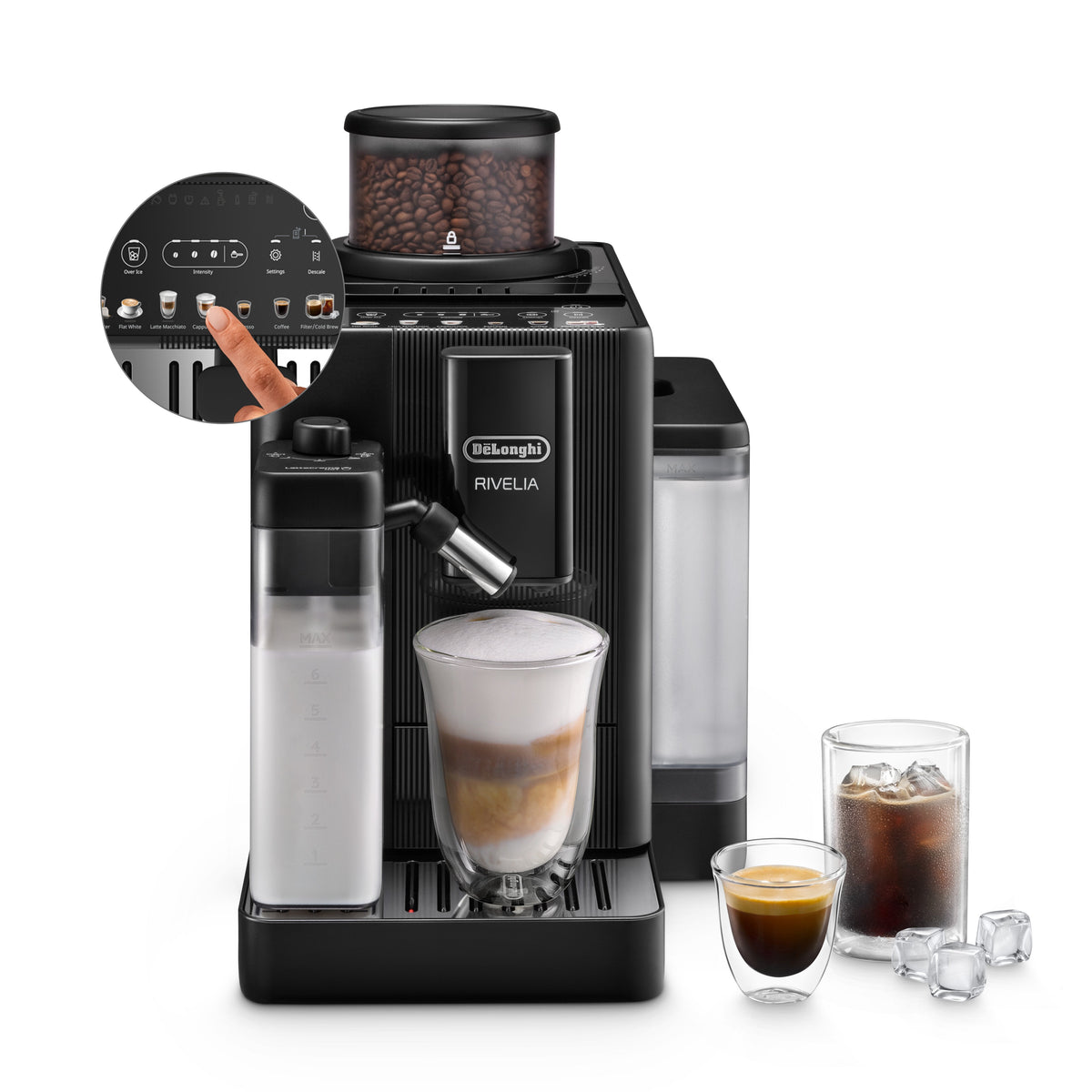 Máquina De Café Automática Delonghi Rivelia Start Exam420.5