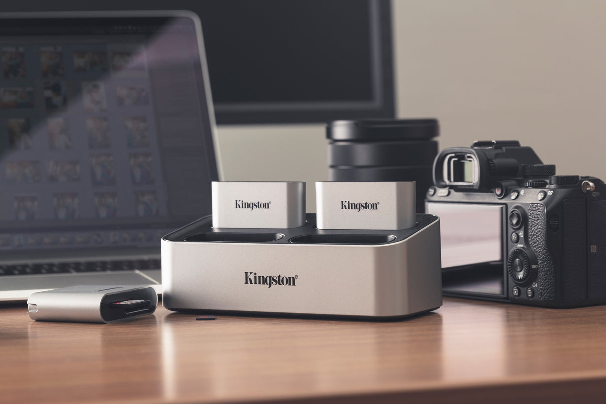 EAN 740617307733 - Kingston Technology Workflow Station USB 3.2 Gen 2 (3.1 Gen 2) Type-C Negro, Plata imagen 9