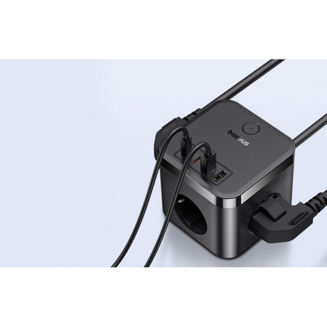 EAN 6932172651121 - Baseus PowerCombo Universal Negro Corriente alterna Interior imagen 4