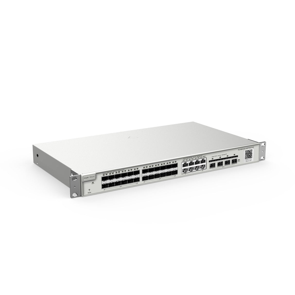 Reyee 24-Port Sfp L2 Managed 10g Switch, 24  Sfp Slots, 8 Gigabit Rj45 Combo Ports, 4 *10g Sfp+ Slo
