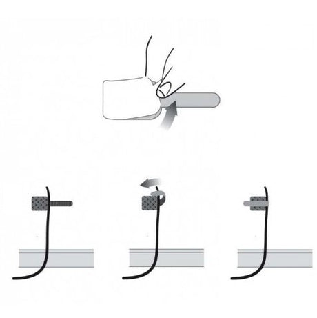 EAN 4260162070273 - Label-the-cable LTC 3120 presilla Blanco imagen 3