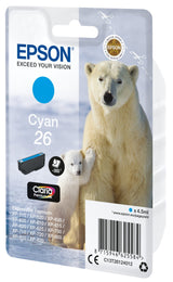 Tinta Original Epson T2612 Cyan Para Expression Premium Xp-600, Xp-605, Xp-700, Xp-800
