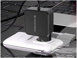 Cargador De Pared Conceptronic Ozul05be 100w Gan Pd Cable Usb-C  Incorporado