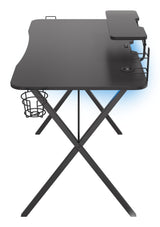 Genesis Holm 300 Rgb Mesa Gaming Negra