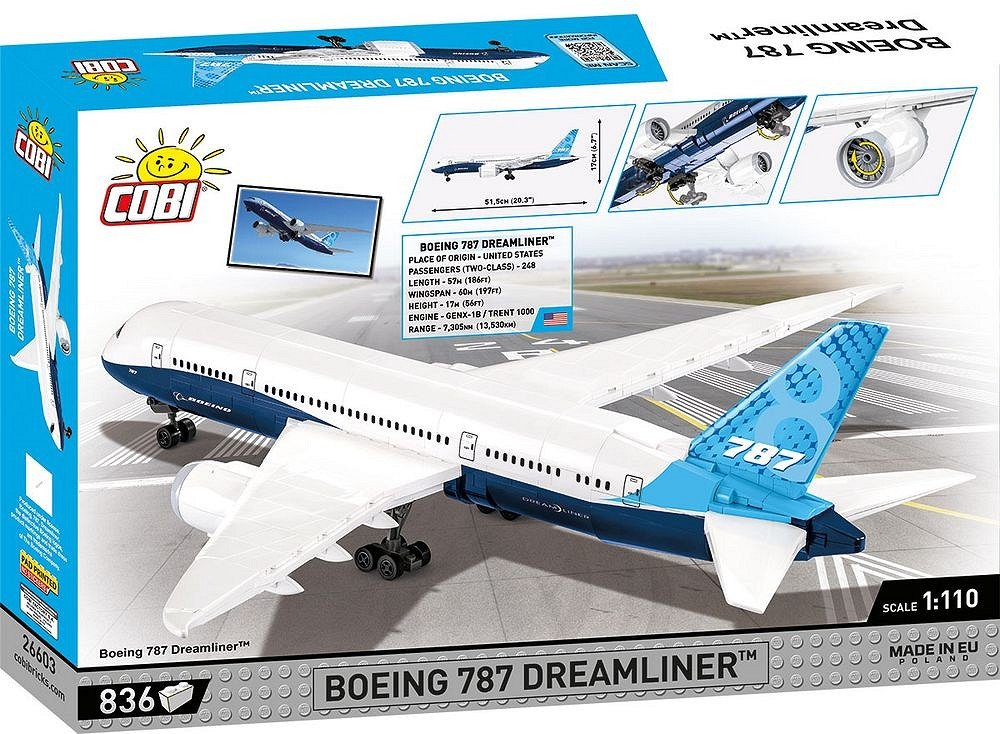 Cobi Boeing 787 Dreamliner, Juguete De Construcción Cobi-26603