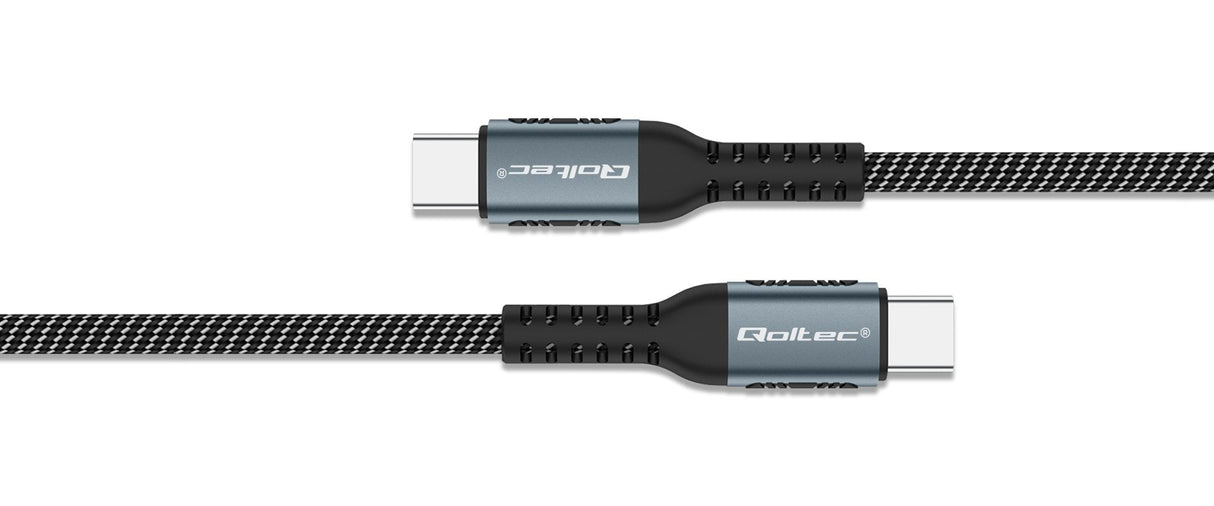 EAN 5901878523576 - Qoltec 52357 cable USB USB 2.0 1 m USB C Negro imagen 2