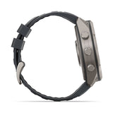 Garmin Fenix 9 Pro Titanio Con Correa De Silicona En Gris Smartwatch 51mm
