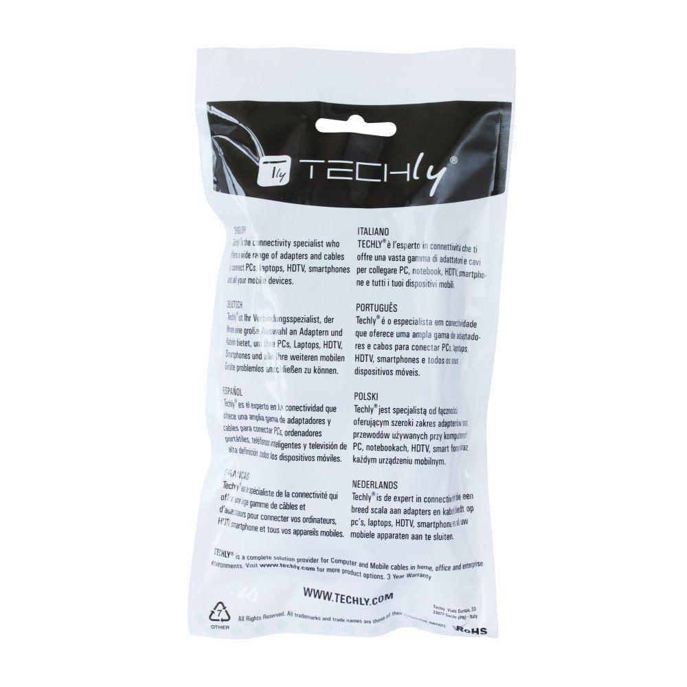 Techly 5.0m Hdmi M/M Cable Hdmi 5 M Hdmi Tipo A (Estándar) Blanco