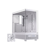 Caja Pc Atx Semitorre Einarex S500 Core C-Templado Blanca Excs-Pr-500c-W