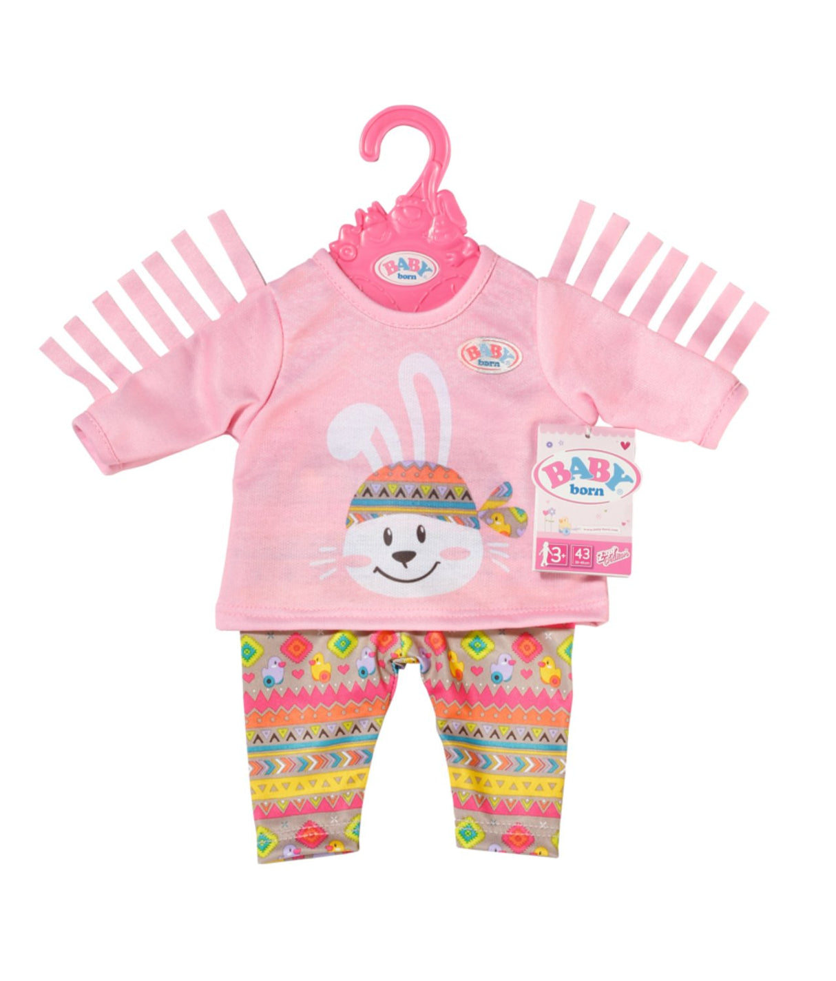 Baby Born 830178 Conjunto De 43 Cm, Camiseta Con Conejito