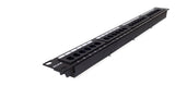 Phasak Panel De Transferencia Utp 19" Cat. 6a Dual 24 Puertos 1u Negro