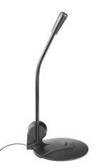 Trust Microfono Primo Alta Sensibilidad, Angulo Ajustable, Cable 1.80m,Clavija 3.5mm