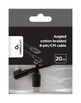 EAN 8716309130479 - Gembird CC-USB2-CMLML-0.2M cable de conector Lightning 0,2 m Negro imagen 4