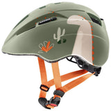 Casco De Ciclismo Infantil Uvex Kid 2 Cc, Talla 46-52 Cm, Color Verde Salvia.