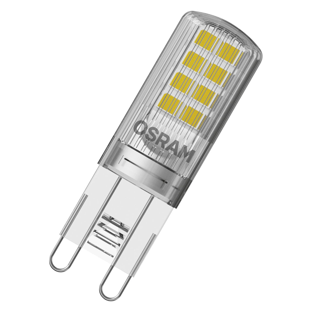 Bombilla De Cápsula Led Osram Transparente - 2.6w Equivalente A 30w G9 - Blanco Cálido