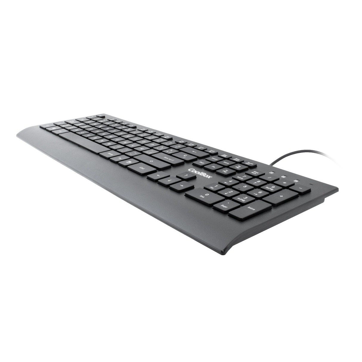 Coolbox Teclado Usb Teclas Chocolate 1.8m De Cable 610g. Silencioso