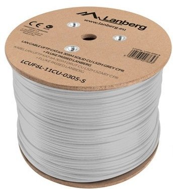 EAN 5901969427653 - Lanberg LCUF6L-11CU-0305-S cable de red Gris 305 m Cat6a U/FTP (STP) imagen 3