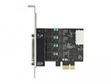 Pci Express X1 Karte Zu 4 X Seriell Rs-232 Mit Spannungsversorgung 5 V   12 V