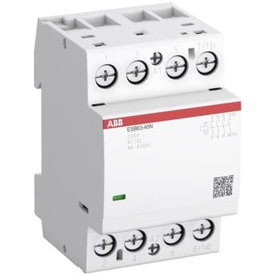 Abb Installationsschütz Esb63-40n-01 4s 0ö 24vac Dc 1sae351111r0140