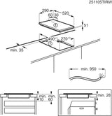 EAN 7332543982882 - Electrolux LIT30231C Negro Integrado 29 cm Con placa de inducción 2 zona(s) imagen 14