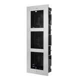 Abus Security-Center Marco Para 3 Module Montaje Empotrado Acero Inoxidable