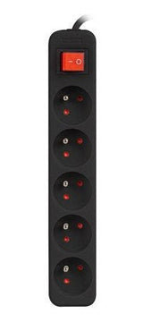 EAN 5901969415483 - Lanberg PS1-05E-0150-BK base múltiple 1,5 m 5 salidas AC Interior Negro imagen 3