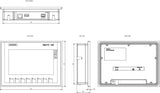 Siem Simatic Hmi 6av2123-2gb03-0ax0 Ktp700 Basic Panel 7"Tft Touch Profinet