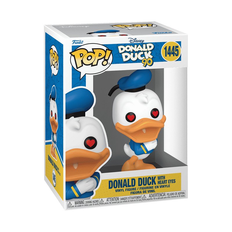 Figura Pop Disney 90th Anniversary Donald Duck With Heart Eyes