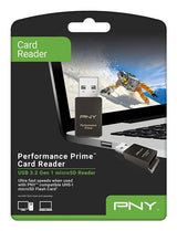 EAN 0751492792811 - PNY Performance Prime lector de tarjeta USB 3.2 Gen 1 (3.1 Gen 1) Type-A Negro imagen 7