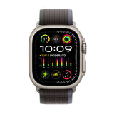 Apple Watch Ultra 2 Gps Cellular 49mm Caja De Titanio Correa Loop Trail Azul Negro M L