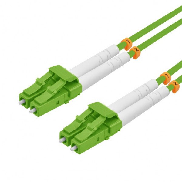 Helos Lwl Cable Fibra Lc/Lc Duplex 50/125?M Om5 Verde 0,5m
