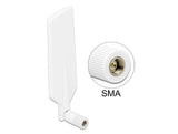 Delock Antena Lte Dualband Wlan Ac/A/B/G/N Macho Sma 1 - 4 Dbi Omnidireccional Giratoria Blanco