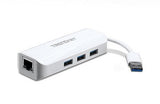 EAN 0710931180008 - Trendnet TU3-ETGH3 base para portátil y replicador de puertos Blanco imagen 1