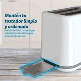 Tostador  Grunkel Pan Molde, Doble Ranura, Con 6 Niveles Tostado