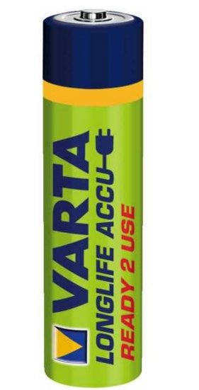 Varta Paquete De 10 Baterías Recargables Aaa 800 Mah 1.2v Ni-Mh