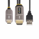 Startech.Com 15,2m Usb-C Auf Hdmi 2.0 Aktives Opticos Cable Aoc 4k 60hz Usb C Zu Hdmi Cable Cl3 Usb C 4k Hdmi Cable