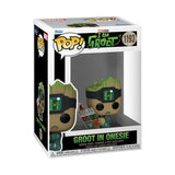 Funko Pop Marvel Guardianes De La Galaxia Groot En Pijama Con Libro 70651