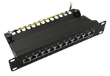 Patchpannel 10" 12 Port Cat6 Stp Negro Logilink