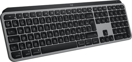 EAN 5099206114685 - Logitech Master MX Keys S for Mac teclado Oficina RF Wireless + Bluetooth AZERTY Francés Aluminio, Negro imagen 3