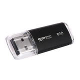 Pendrive Silicon Power 8gb Usb2.0 I-Series/Alu Black