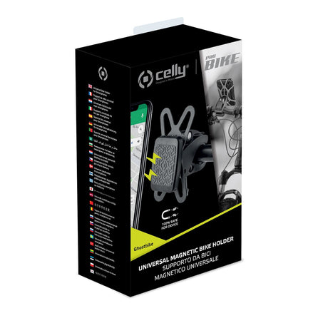 EAN 8021735751502 - Celly GhostBike Soporte pasivo Reproductor de MP3, Teléfono móvil/smartphone Negro imagen 6
