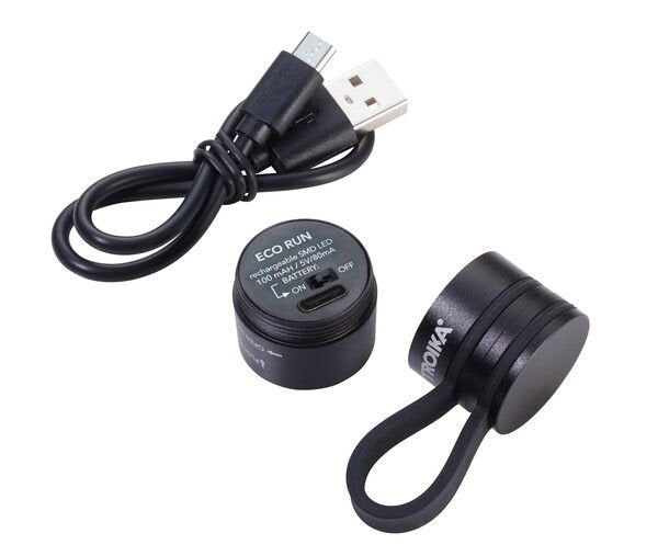 Troika Taschenlampe Eco Run Negro