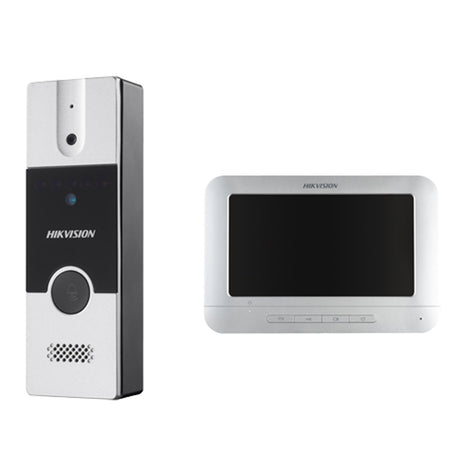 EAN 6931847130664 - Hikvision DS-KIS202T sistema de intercomunicación de video 17,8 cm (7") Negro, Blanco imagen 1