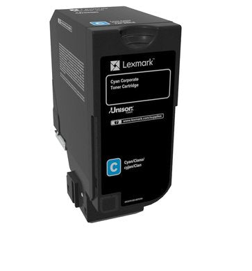 EAN 0734646608671 - Lexmark 74C20CE cartucho de tóner 1 pieza(s) Original Cian imagen 1
