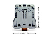 Wago 285-150 2-Leiter-Durchgangs- Klemme,50 Mm