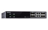 Qnap Qsw-M804-4c Managed Switch 8 Port Of 10gbe Port Speed 4 Port Sfp+ 4 Port Sfp+/ Nbase-T