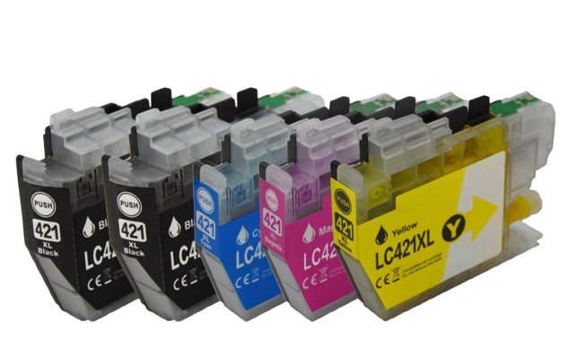 Peach Cartucho Brother Lc-421xl Multipack Plus Compatible