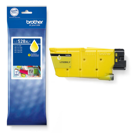 EAN 4977766843072 - Brother LC528XLY Yellow Ink Cartridge cartucho de tinta 1 pieza(s) Original Ultra High Yield Amarillo imagen 3